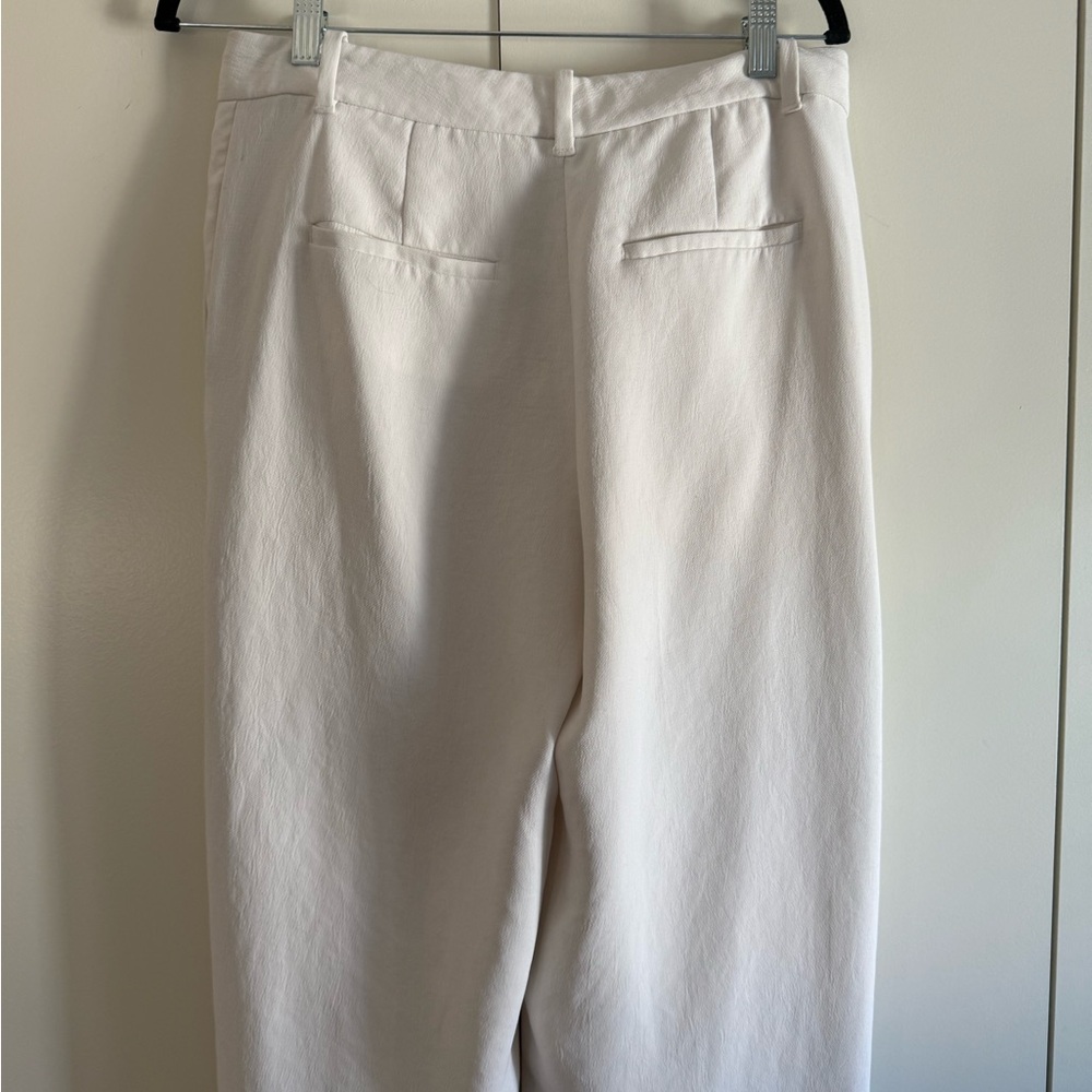 Aritzia / Wilfred Effortless Pant - Ivory Size 8 - Picture 6 of 6